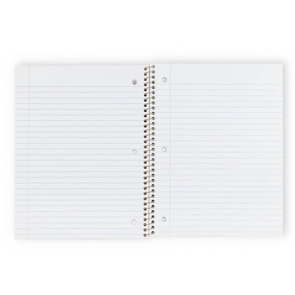 Love Shack Fancy Notebook Ibiza Sunset Ikat Rose Floral Wide Ruled Spiral School